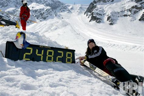 Photo Austrian Skier Breaks World Record In Speed Skiing