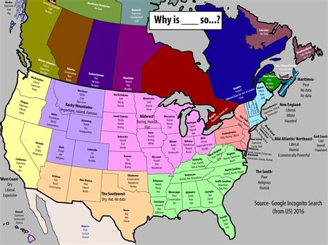 Map Of Top 3 Autocomplete Searches For Why Is So In Each State