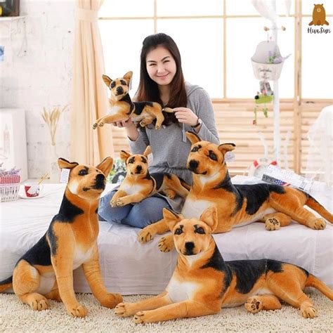 30 90cm Giant Plush Dog Toy Realistic Soft Stuffed Animals Etsy