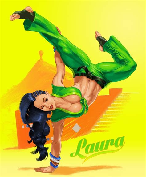 Laura From Street Fighter 5 Street Fighter Characters Street Fighter