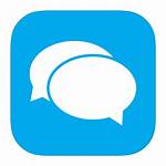 Icon Messaging Apps Messenger Transparent Chat Metroui