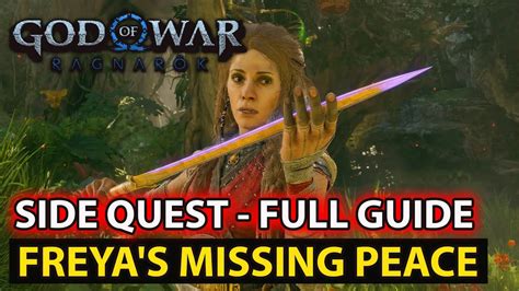 How To Complete Side Quest Freyas Missing Peace Full Guide شرح