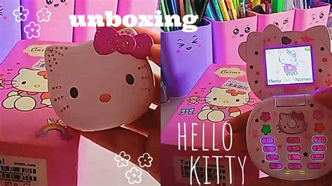 Unboxing Hello Kitty K688 Flip Phone Youtube