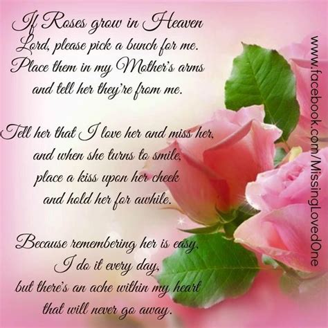 Mothers Day Wishes To My Mom In Heaven