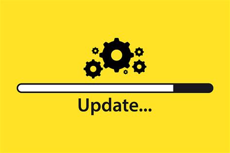 Software Update Loading Process Upgrade Concept Vector Illustration In