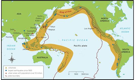 Mapping The Ring Of Fire Earth Science Map Plate Tectonics Gambaran