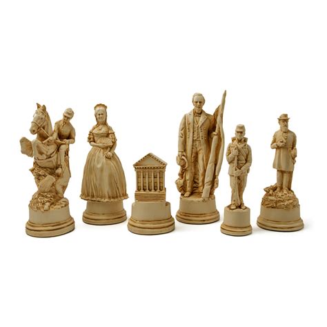 American Civil War Chess Pieces Hoyles Of Oxford