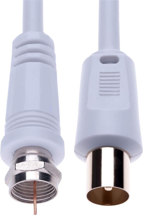 Amazon Com Coaxial Aerial F Connector Male Plug To Rf M Male Cable For