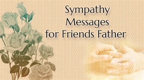 Sympathy Messages For Loss Of Friend Father