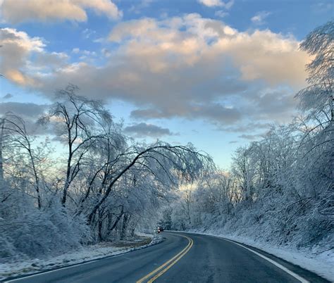 Driving Through A Winter Wonderland Took This On Way To Work The Other