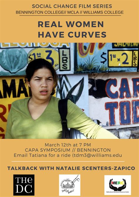 Social Change Film Series Real Women Have Curves Events And