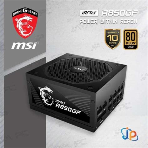 Promo Msi Mpg A850gf Fully Modular 850watt Psu Power Supply 850w 80