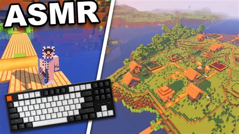 Asmr Gaming Minecraft Survival Satisfying Keyboard Sounds And Whispering