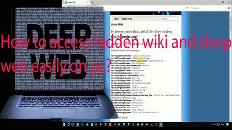 how to access deep web on pc with tor browser youtube