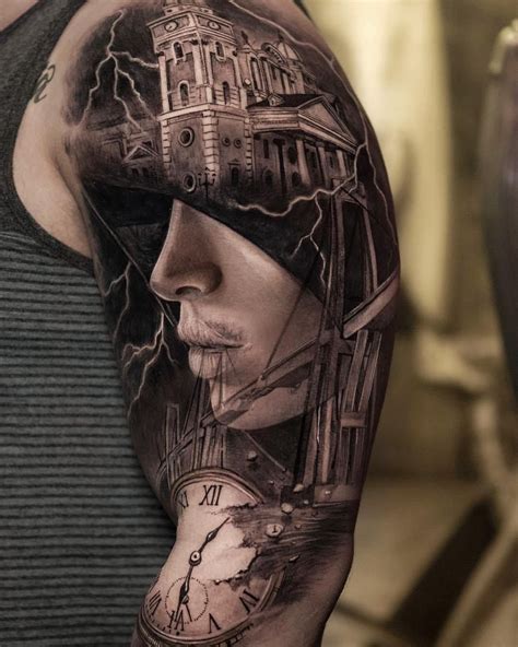 The Most Mindblowing 3d Tattoos Of All Time Tattoo Sleeve Men Half