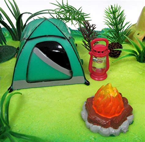 Check spelling or type a new query. Nature Scene CAMPING 20 Piece Birthday CAKE Topper Set ...