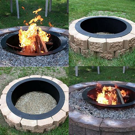 Heavy Duty Steel Fire Pit Liner Ring Insert– Zincera