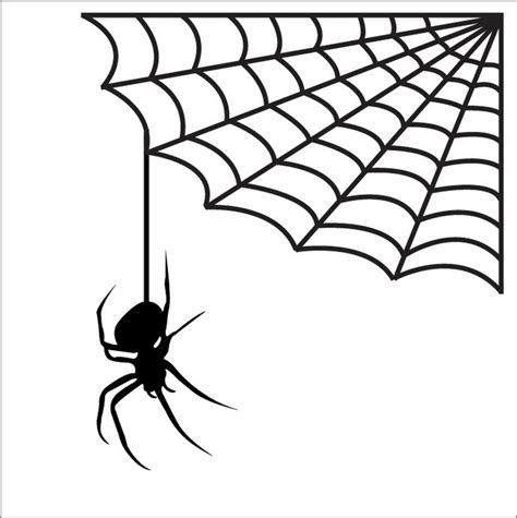 Spider Hanging From Web Wall Decal Inkwood Impressions