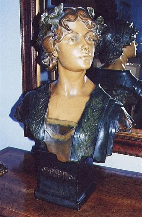 Portrait Bust Of Sappho C1900 By Hl Blasche For Reps And Trinte 556817 Uk