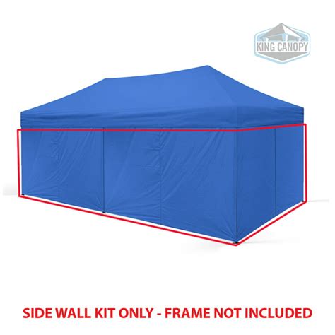 King Canopy Universal Instant 10x20 Side Walls 6 Pack Blue Walmart