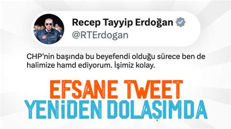 Cumhurbaşkanı Erdoğanın 2012 yılında attığı tweet seçim sonrası