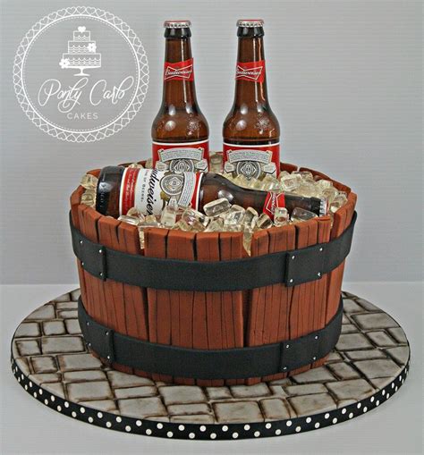 This is my first attempt at it. budweiser 2 watermarked | Birthday cake beer, Birthday ...