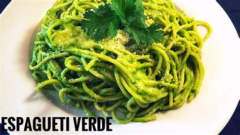Receta Espagueti Verde Como Hacer Espagueti Verde Youtube My Xxx Hot Girl