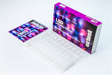 Kit De Prueba De Lsd De 10 Usos Home Drug Testing Kits
