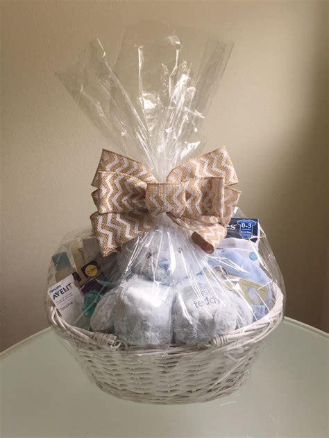If they have a registry, it's best to stick with that. Newborn Baby Boy Gift Basket on Storenvy