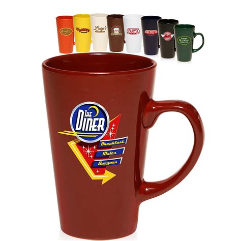 Personalized Coffee Mugs 16 Oz Tall Café Style Coffee Mugs