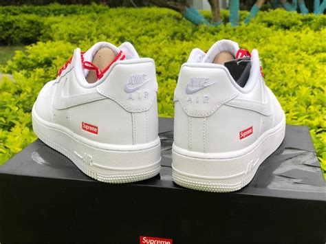 Supreme X Nike Air Force 1 Low White For Sale Cu9225 100