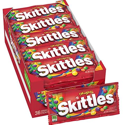 Skittles Original Candy 217 Ounce 36 Individual Packs