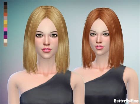 The Best Hair By Butterfly Hairstyle Hair Styles Sims