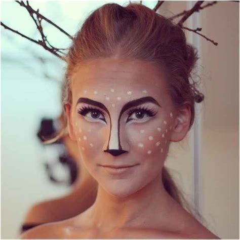 16 Deer Makeup And Antler Ideas For The Cutest Halloween Costume Deer Halloween Makeup
