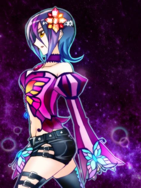 Droite Yu Gi Oh Yu Gi Oh Yuu Gi Ou Yuu Gi Ou Zexal 1girl Breasts Bug Butterfly