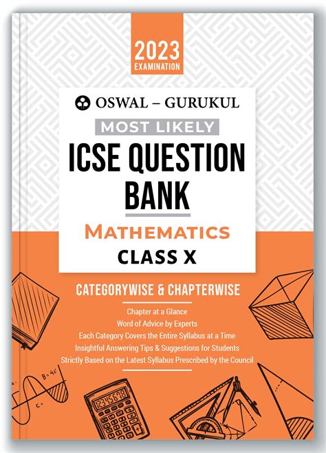 Oswal Gurukul Mathematics Most Likely Question Bank Icse Class