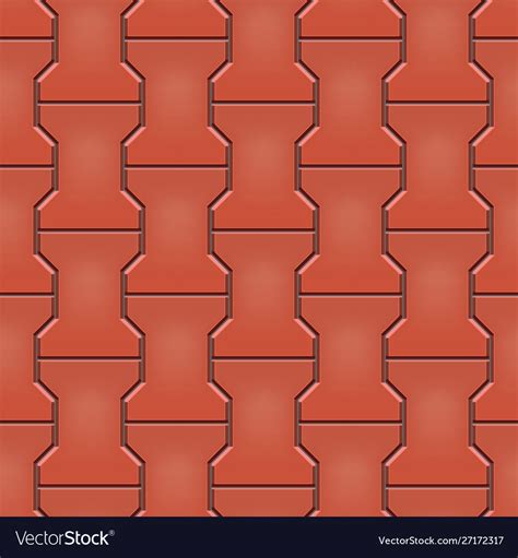 Seamless Pattern Cobblestone Pavement Royalty Free Vector