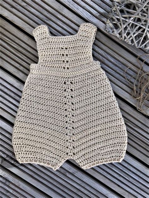 Crochet Pattern Baby Romper Newborn To 24 Months Crochet Baby