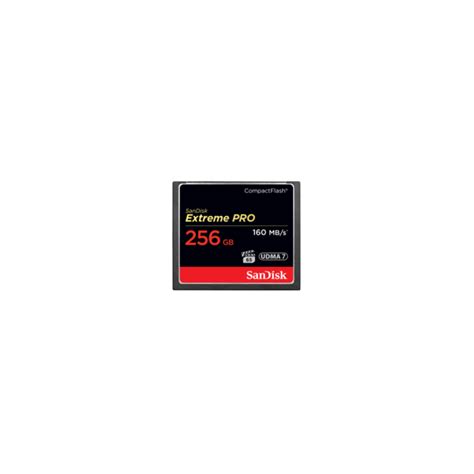 Sandisk Extreme Pro Compactflash Memory Card 256gb One Photographic