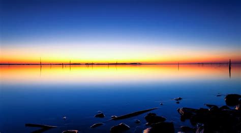 2560x1440 Twilight Sunset Near Lake Kasumigaura 1440p Resolution