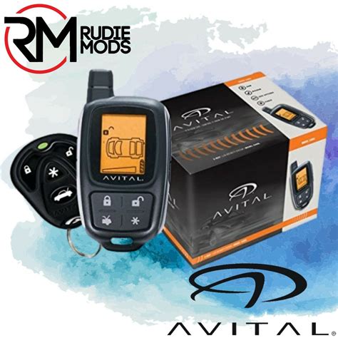 Avital 3305l 2 Way Lcd Keyless Entry Vehicle Security System 2 Remote