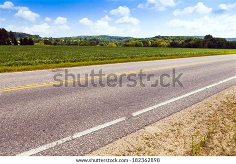 American Country Road Side View Stock Photo Edit Now 182362898