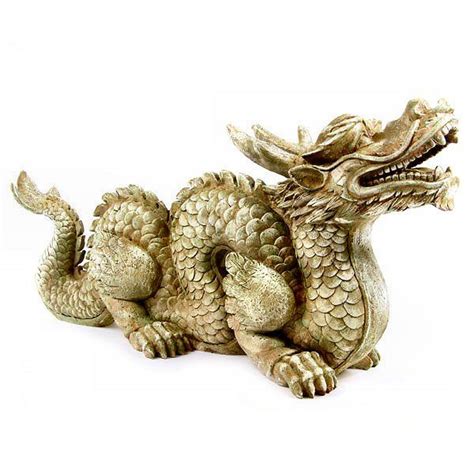Chinesischer Drache Drachen Kunstwerk Statuen