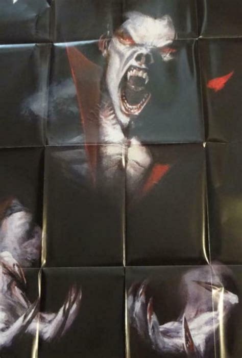 MORBIUS THE LIVING VAMPIRE Promo Poster X MARVEL Unused Comic Collectibles
