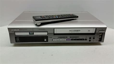 Hitachi DV PF2U DVD VCR Combo DVD Player Video Cassette Recorder Player