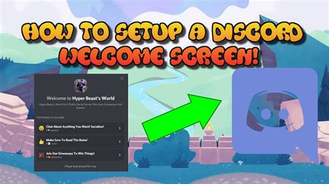 How To Get A Discord Welcome Screen For Your Server Youtube