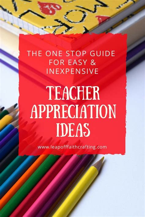 Teacher Appreciation Ideas The Ultimate List From The Mouths Of