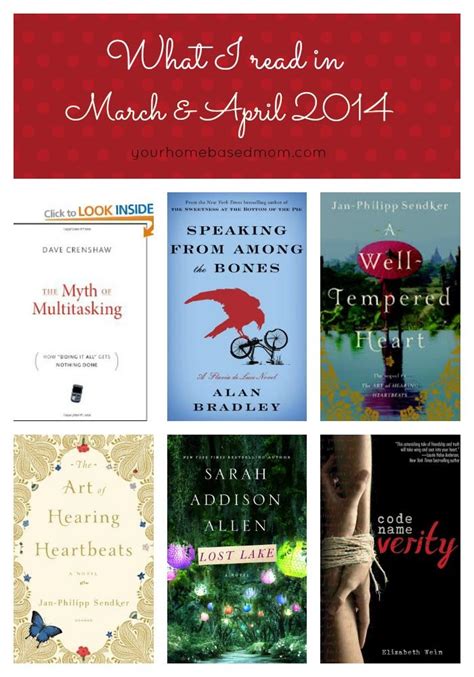 March And April 2014 Recommended Reads Your Homebased Mom Reading Lists