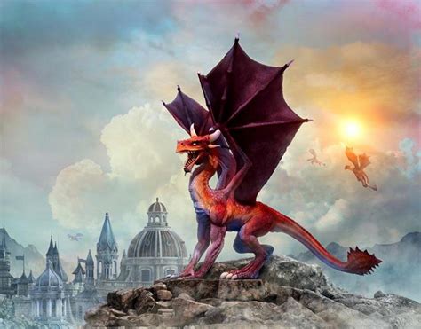 The legendary Welsh dragon that expelled the Saxons ...