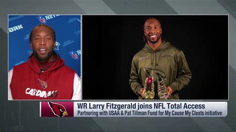 Larry Fitzgerald Interview Nfl Total Access Youtube